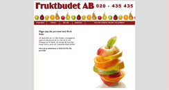Desktop Screenshot of fruktbud.org