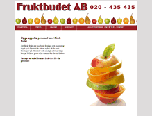 Tablet Screenshot of fruktbud.org